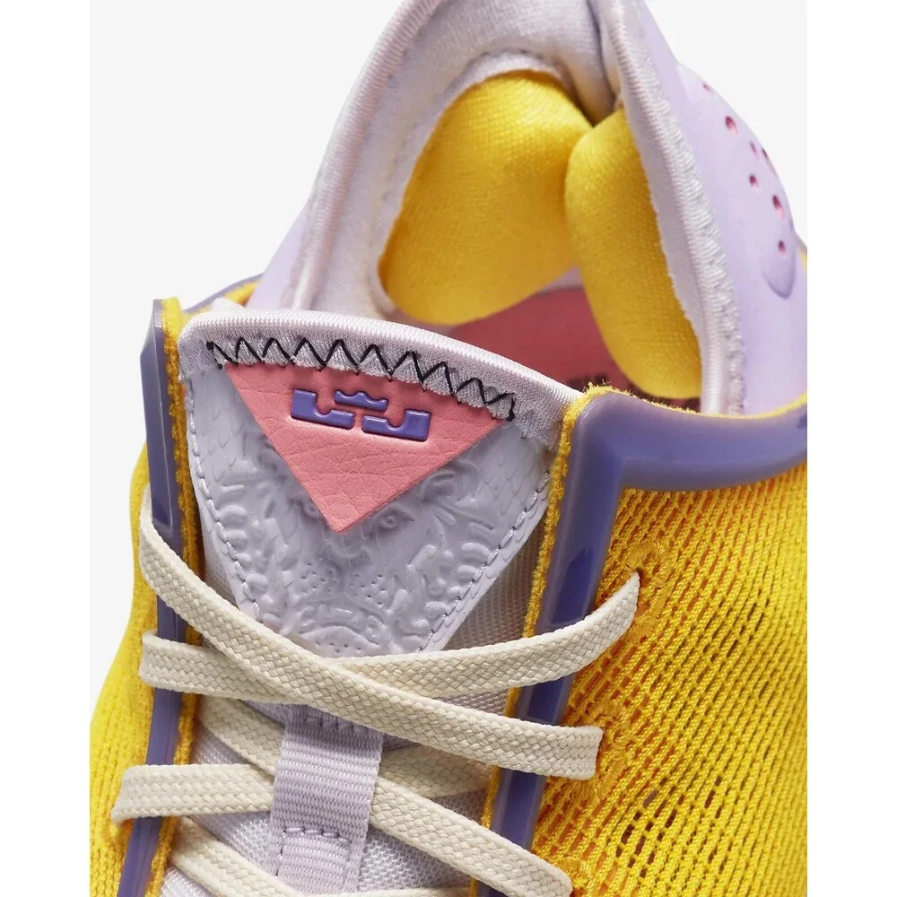 Nike LeBron 19 Low Basketball Shoes Lilac Pink Glaze Men’s Sz 11 DO9829-500